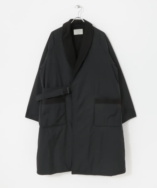 セール 70%OFF】グリーンダウンショールカラーロングコート