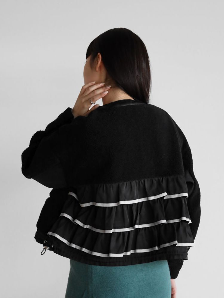 セール 40%OFF】ラディエイト RADIATE バックフリルボアブルゾン