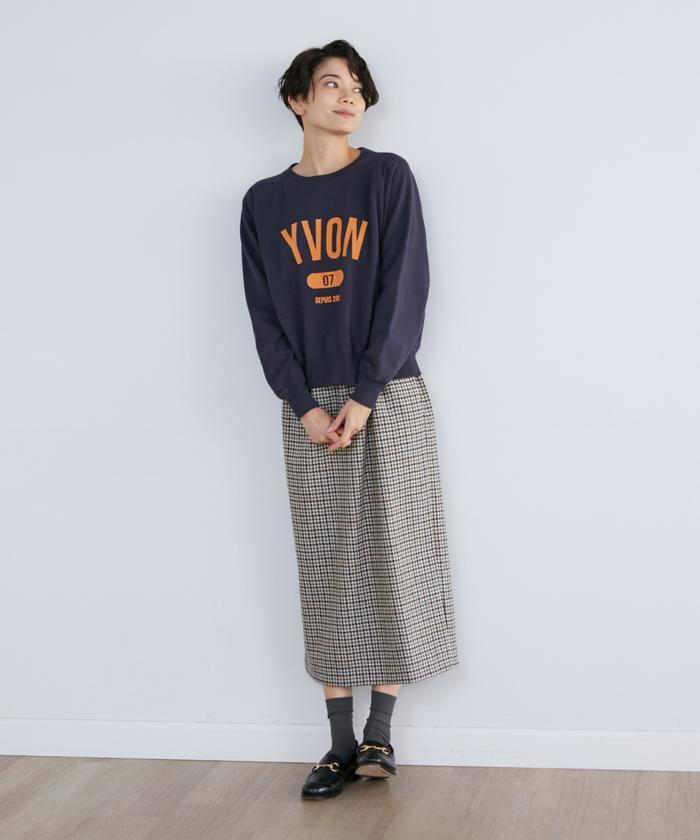 SUPERIOR CLOSET》YVONロゴスエット(505751371) | イネド(INED) - d
