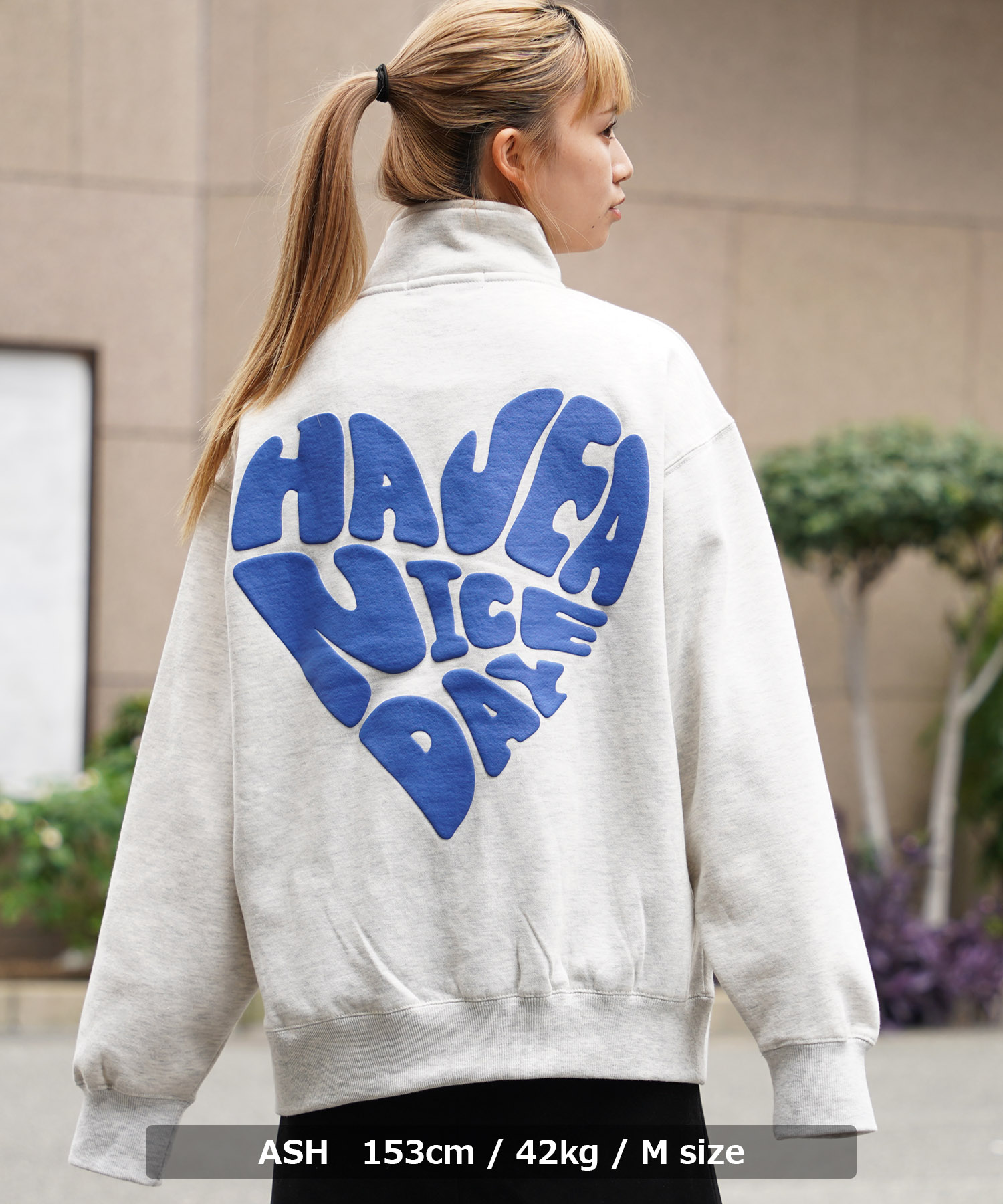ワンフォークロージング 1111clothing ◇ハートモチーフ 裏起毛