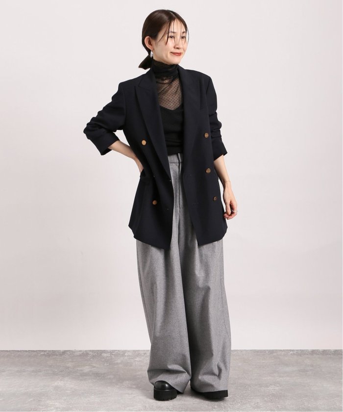 美品VERMEIL par iena ドットフロッキーチュールプルオーバー