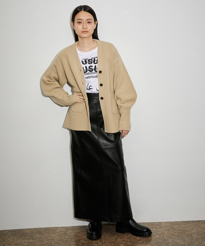 セール】ウールカシミヤシェイプカーディガン(505424431 セール】ウールカシミヤシェイプカーディガン(505424431
