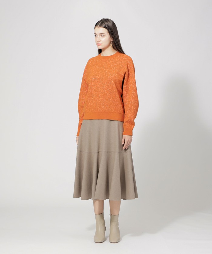 EPOCA STORIA】ニットジャカード プルオーバー《WEB&EPOCA THE SHOP