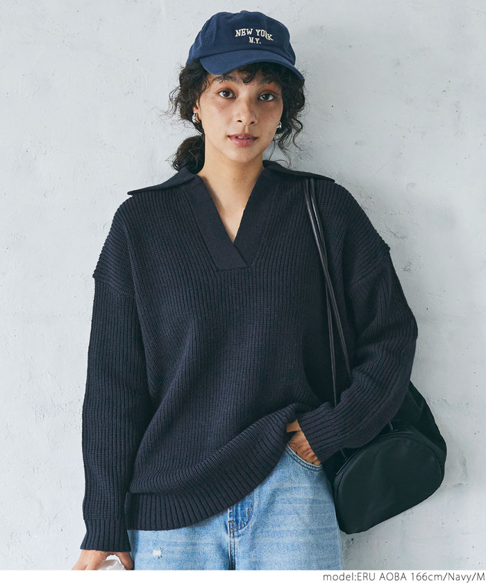 DELUXE スキッパーニット BRETT DELUXE（デラックス）の「BRETT（ニット/セーター）」 - WEAR