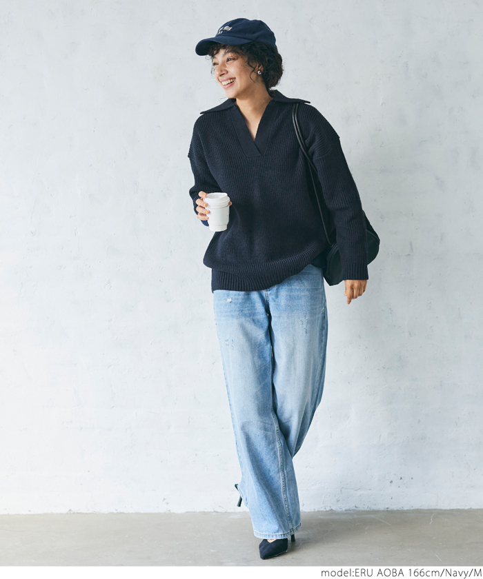 coco★新品★カッパ★Kappa★長袖クルーネックセーター★ニット★青×カラフル/総柄★ブルー★S※レターパックプラス発送可★55100 PING APPAREL】Mr.PING総柄ジャカード クルーネックニットプル