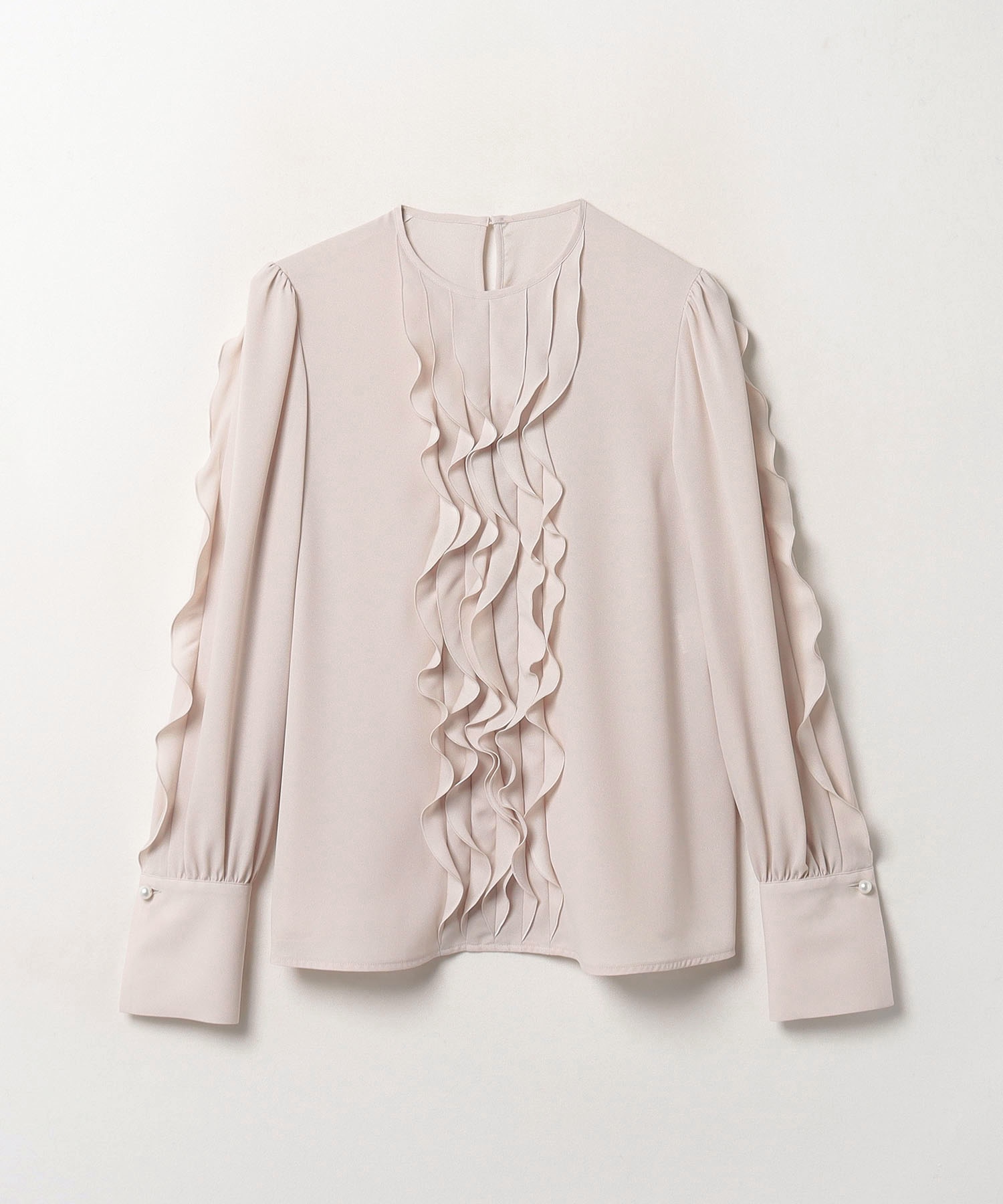 LOULOU WILLOUGHBY プチラッフルブラウス　フリル　パール LOULOU WILLOUGHBY プチラッフルブラウス フリル パール - メルカリ