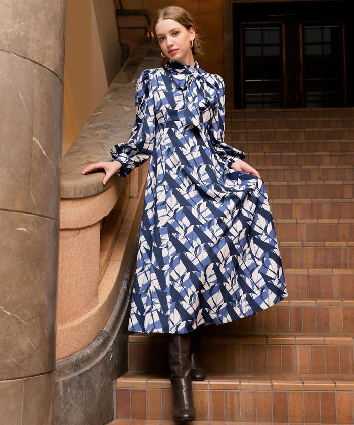 セール】ジオメトリックワンピース(505753061) | AND COUTURE セール】ジオメトリックワンピース(505753061) | AND COUTURE
