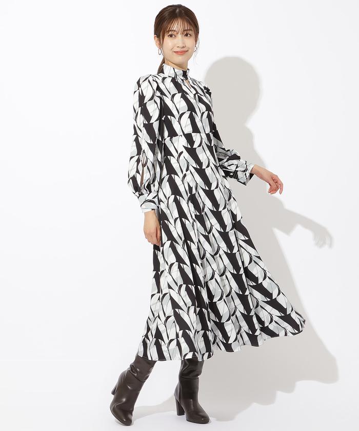 セール】ジオメトリックワンピース(505753061) | AND COUTURE セール】ジオメトリックワンピース(505753061) | AND COUTURE
