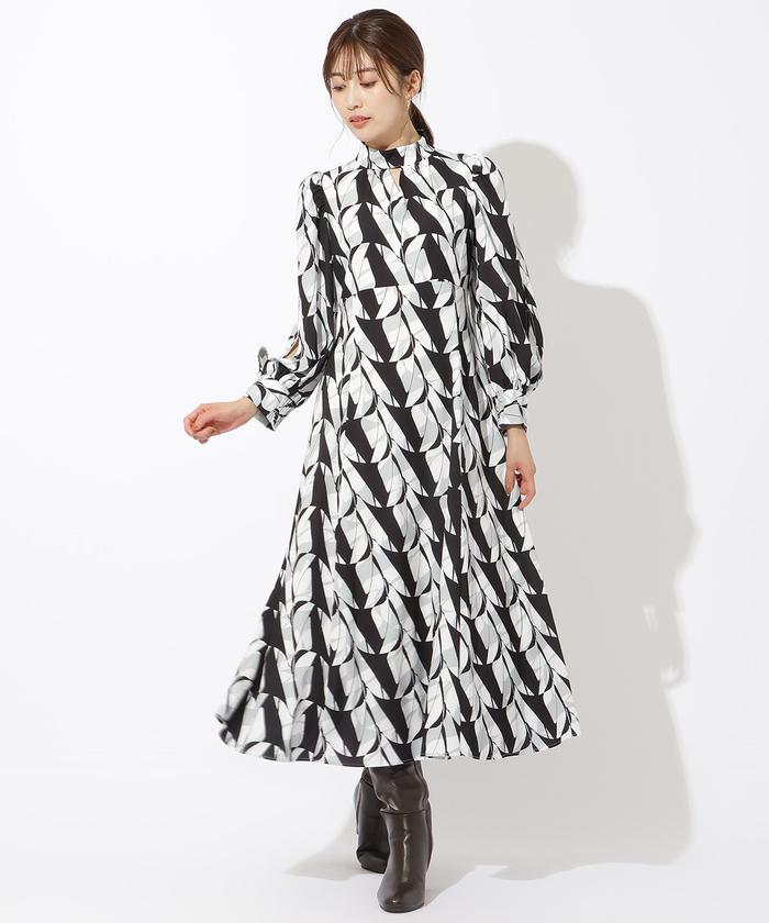 セール】ジオメトリックワンピース(505753061) | AND COUTURE セール】ジオメトリックワンピース(505753061) | AND COUTURE