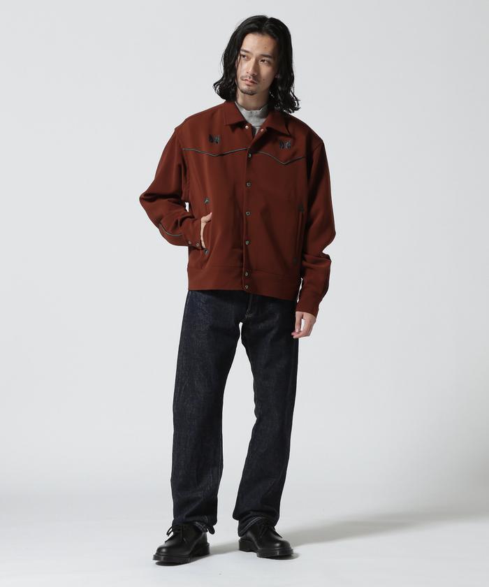 セール】NEEDLES/Piping Cowboy Jacket－Pe/Pu Double Cloth