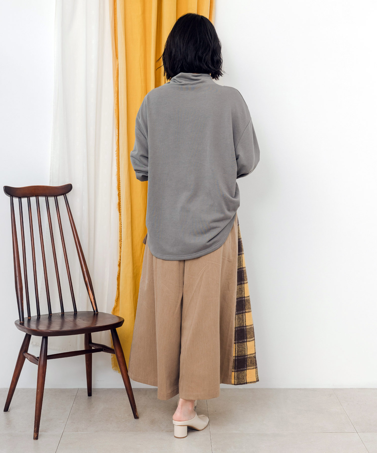 【2025】三越のお歳暮・冬ギフト クーポン】【セール 30%OFF】スカラー ScoLar チェック柄 パンツ