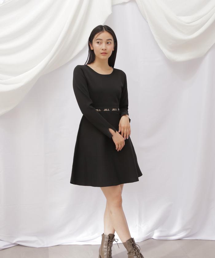 セール 60%OFF】ロゴジャガードフレアニットワンピース