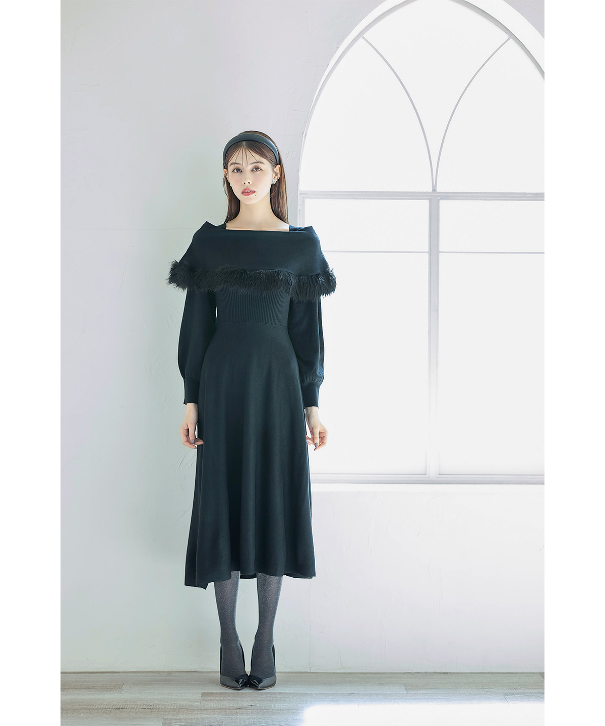 セール】トッコクローゼット tocco closet ファー付きケープ
