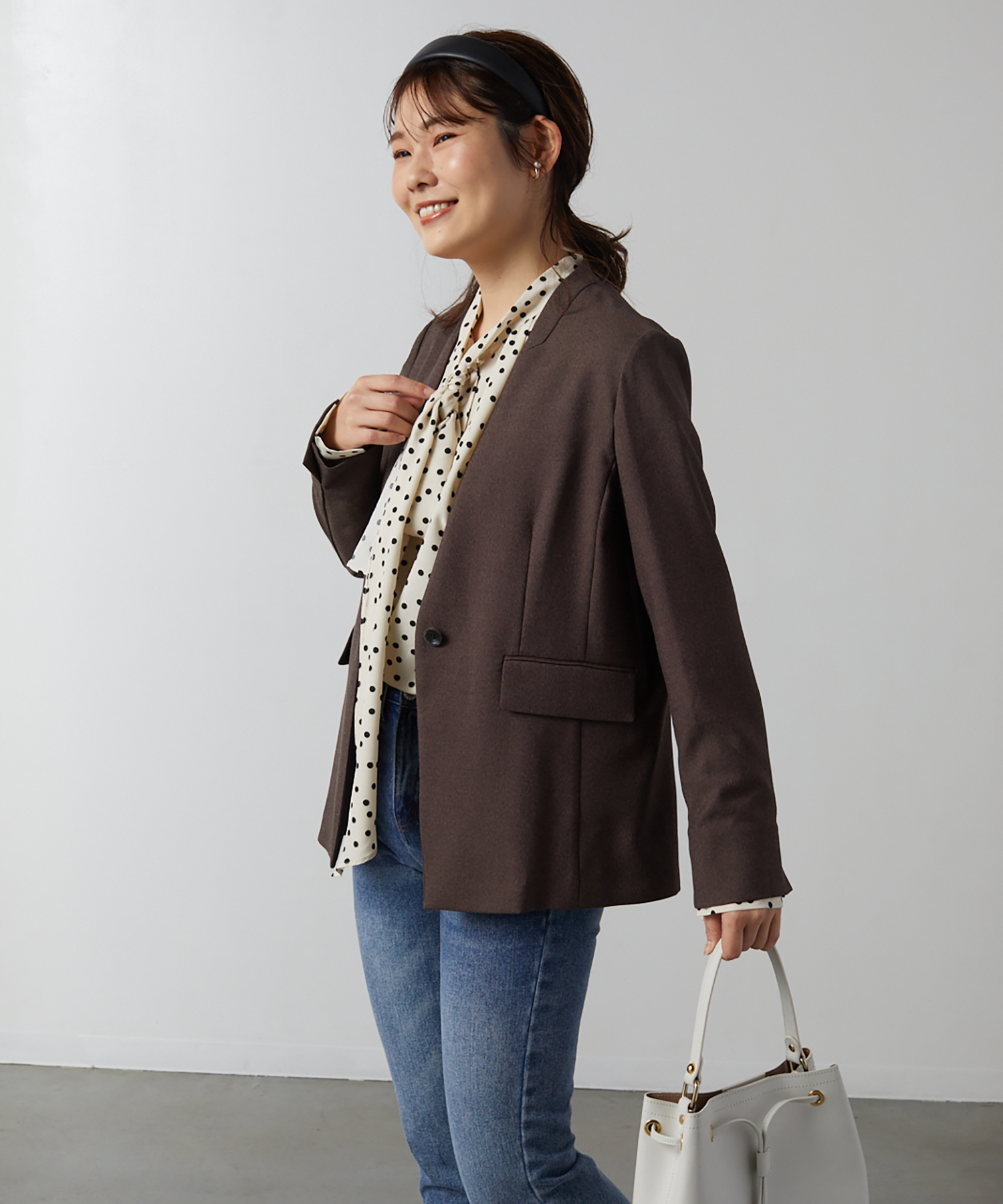 美品　ロートレアモン　3点セットアップ　キャメル　サイズ40 セール 50%OFF】【LAUTREAMONT】ツムギート180DMIXジャケット