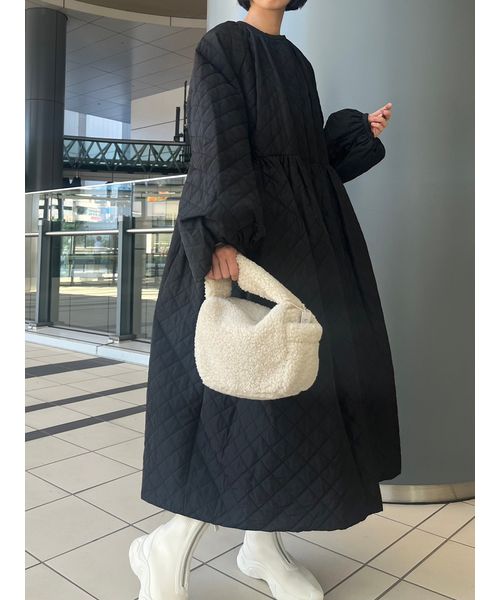 emmi atelier】金子綾 コラボキルティングコート(505708364 emmi atelier】金子綾 コラボキルティングコート(505708364