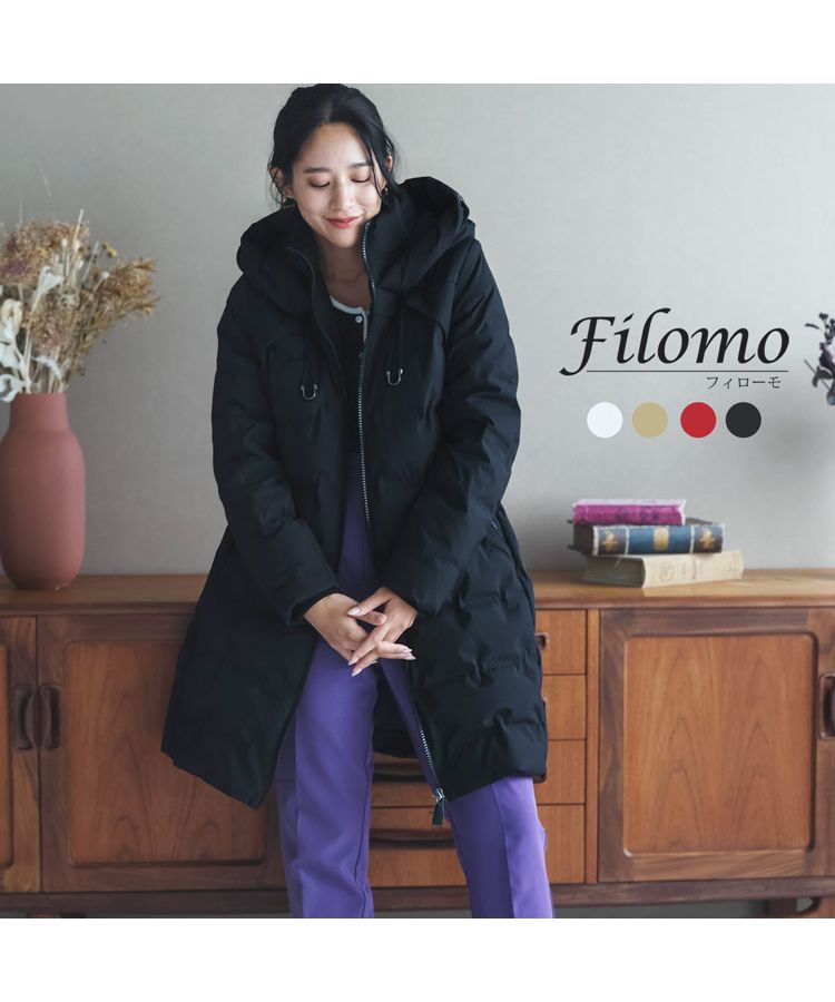 フィローモ Filomo [Filomo]シームレスダウンコートフード付き