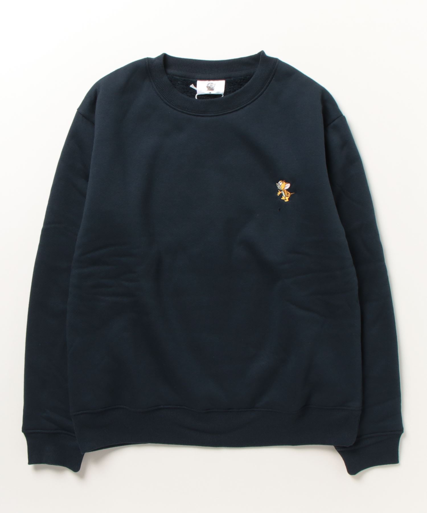 TOM & JERRY/トムとジェリー】裏ボアクルーネックスウェット TOM & JERRY/トムとジェリー】裏ボアクルーネックスウェット