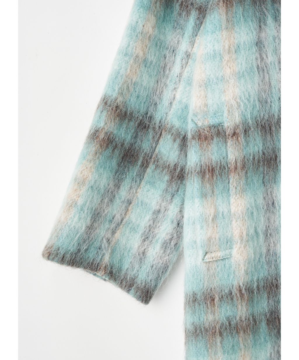 セール 50%OFF】ルーニィ LOUNIE シャギーノーカラーチェック