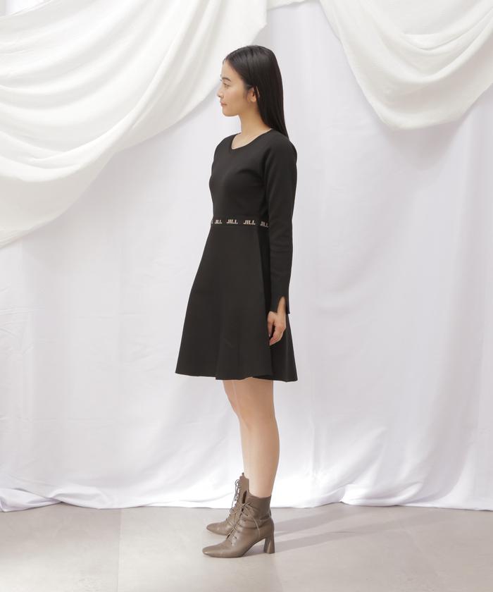 JUICY COUTURE*ジャカードロゴ フェザー ニットワンピース C247 JUICY COUTURE*ジャカードロゴ フェザー ニットワンピース C247