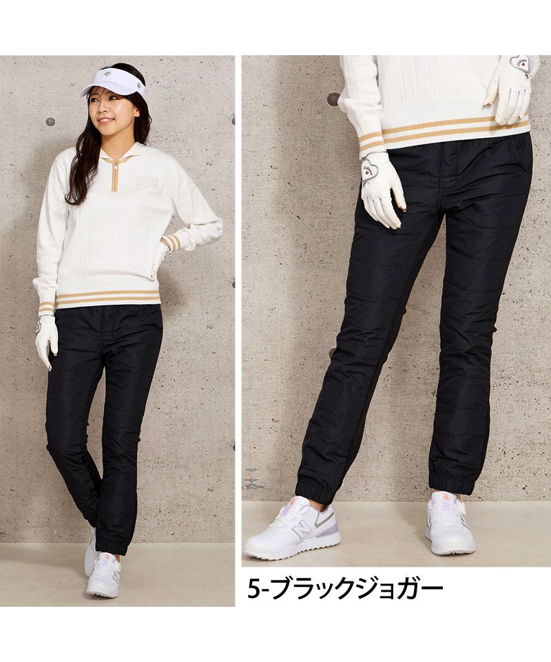 ダウンパンツ レディース ゴルフパンツ ダウン80% 暖裏起毛 裏