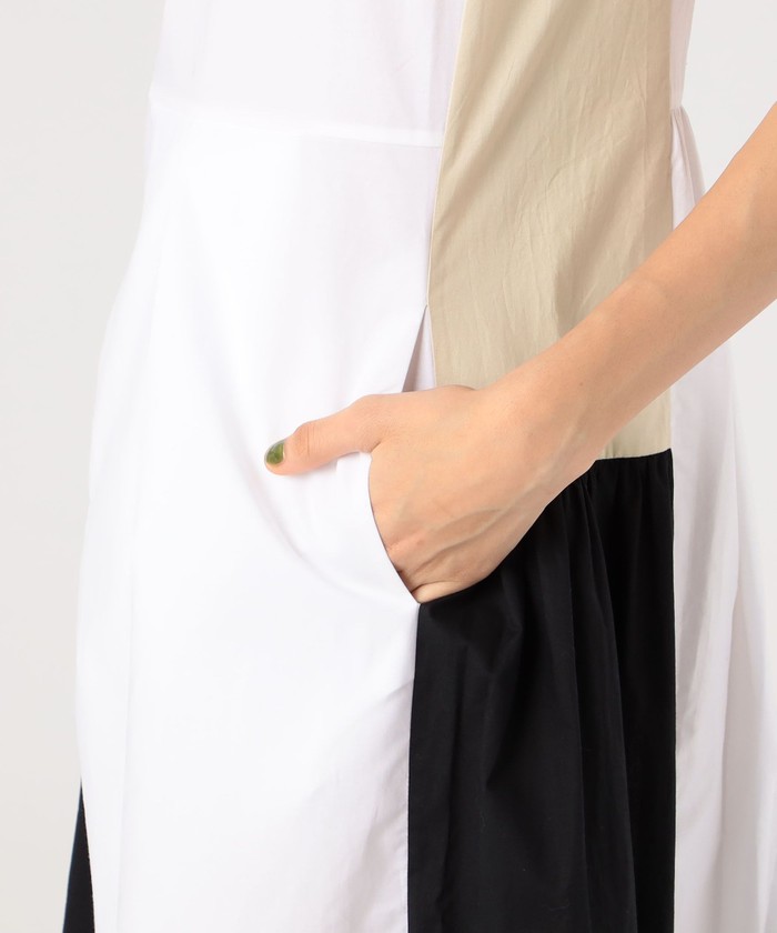 セール 50%OFF】BODICE STUDIO ブロックプリントドレス