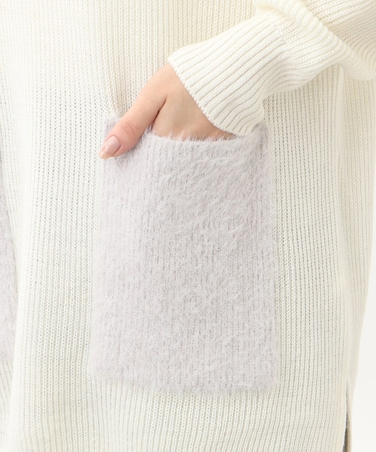 セール】【洗える】フェザーモールポケットニット(505758900