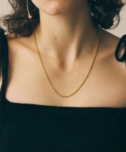 SupplierR ゴールドロープチェーンとSロゴペンダント セール】ゴールディ GOLDY 【GOLDY】ユニセックス ロープ