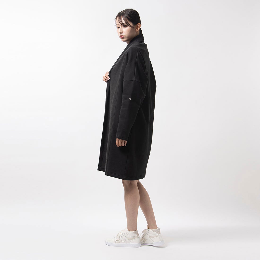 【リーボック公式】フリース レイヤー スウェット / CL WDE FLEECE LAYER SWEAT （ブラック） フリース レイヤー スウェット / CL WDE FLEECE LAYER SWEAT