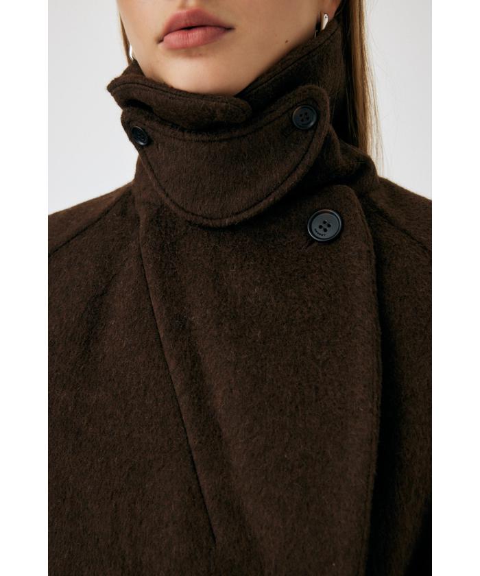 セール】BIG COLLAR MINI コート(505759131) | マウジー(moussy