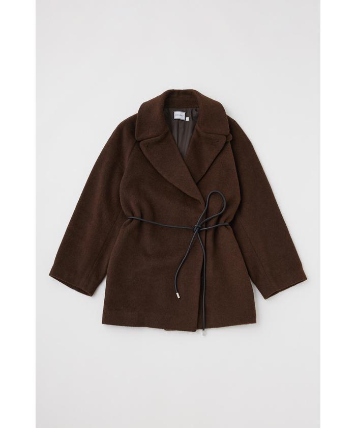 セール】BIG COLLAR MINI コート(505759131) | マウジー(moussy) - d