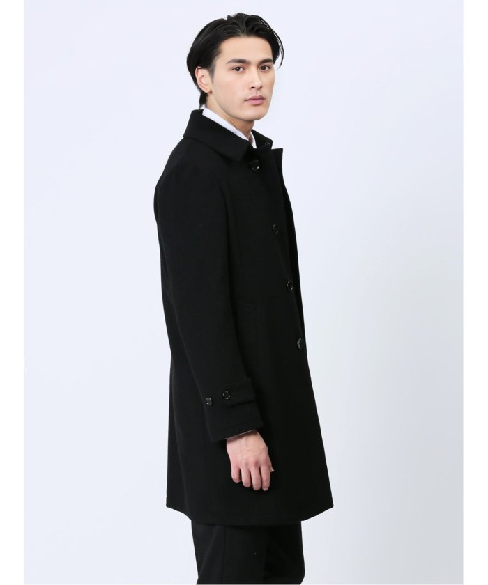 極美品】メンズ ティノラス チェスターコート アンゴラ混