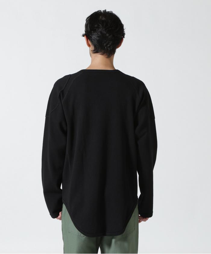 ブラックミーンズ ラウンドヘムロンT Blackmeans ROUND HEM Blackmeans/ブラックミーンズ/ROUND HEM LS TEE/ラウンドヘム