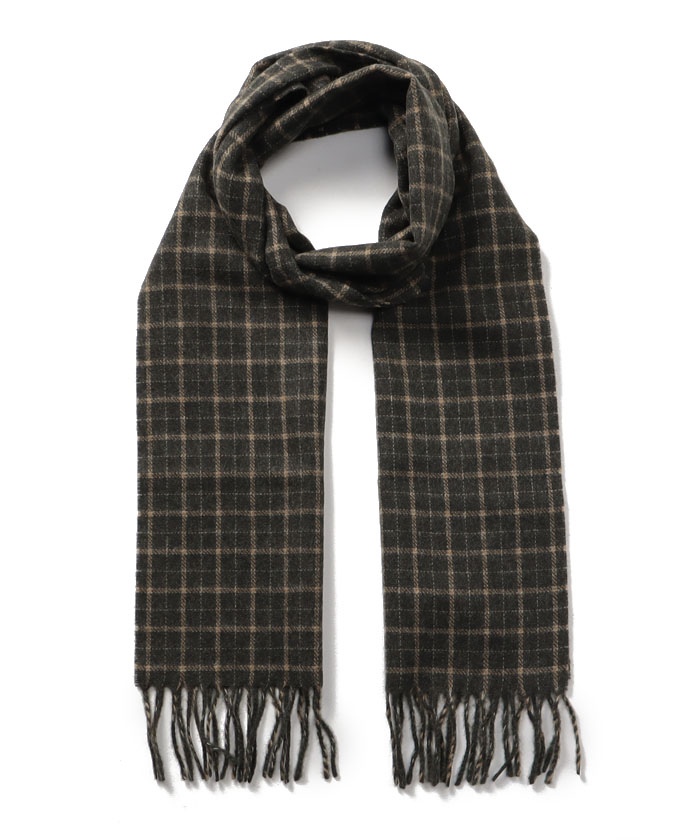 Joshua Ellis】ブリティッシュウールマフラー　180cm＊25cm Joshua Ellis マフラー 「Joshua Ellis」ブリティッシュウール