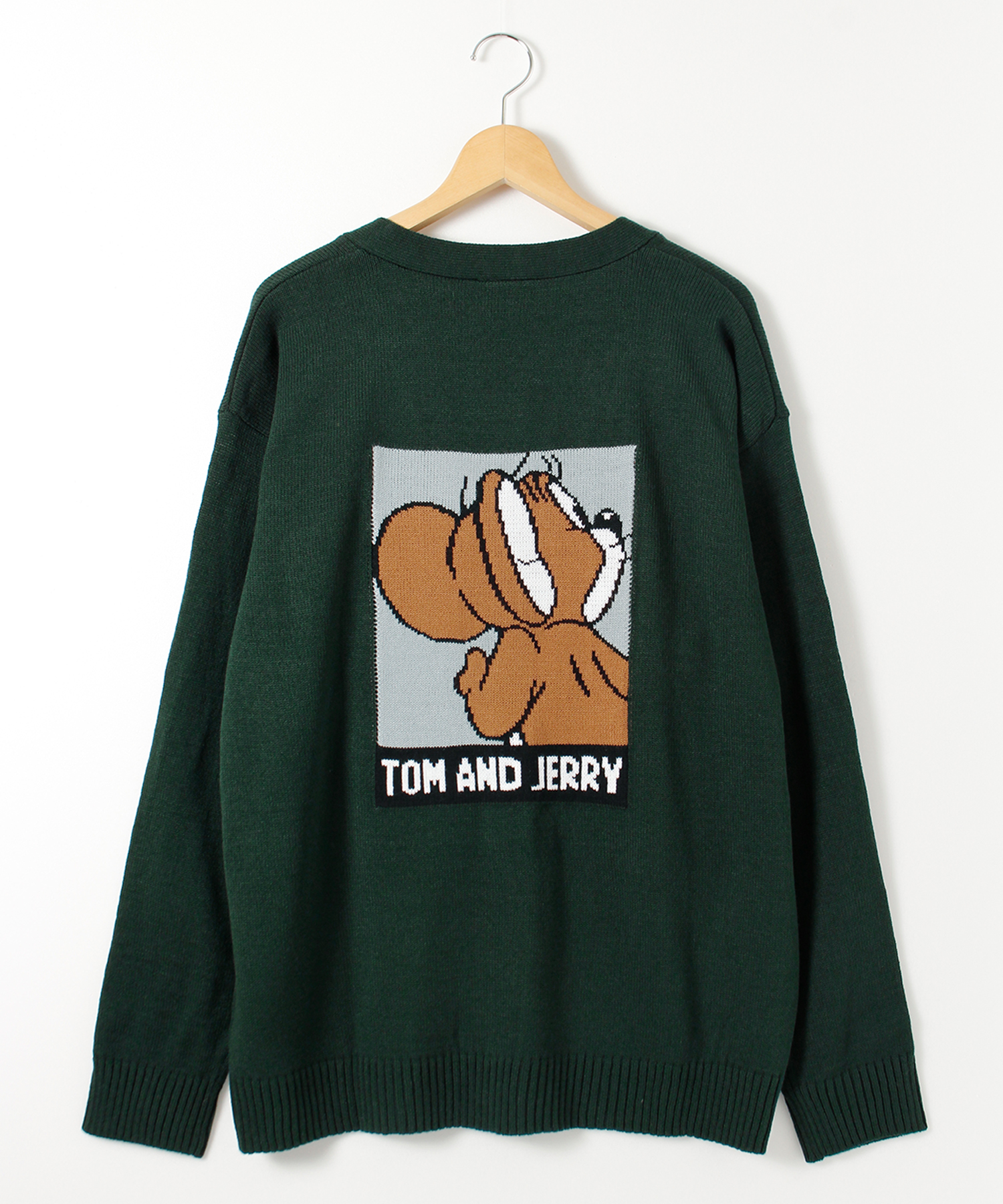 TOM & JERRY/トムとジェリー】ジャガードニットカーディガン TOM & JERRY/トムとジェリー】ジャガードニットカーディガン