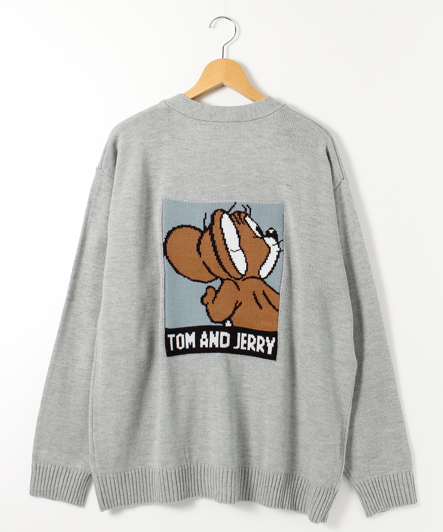 TOM & JERRY/トムとジェリー】ジャガードニットカーディガン TOM & JERRY/トムとジェリー】ジャガードニットカーディガン