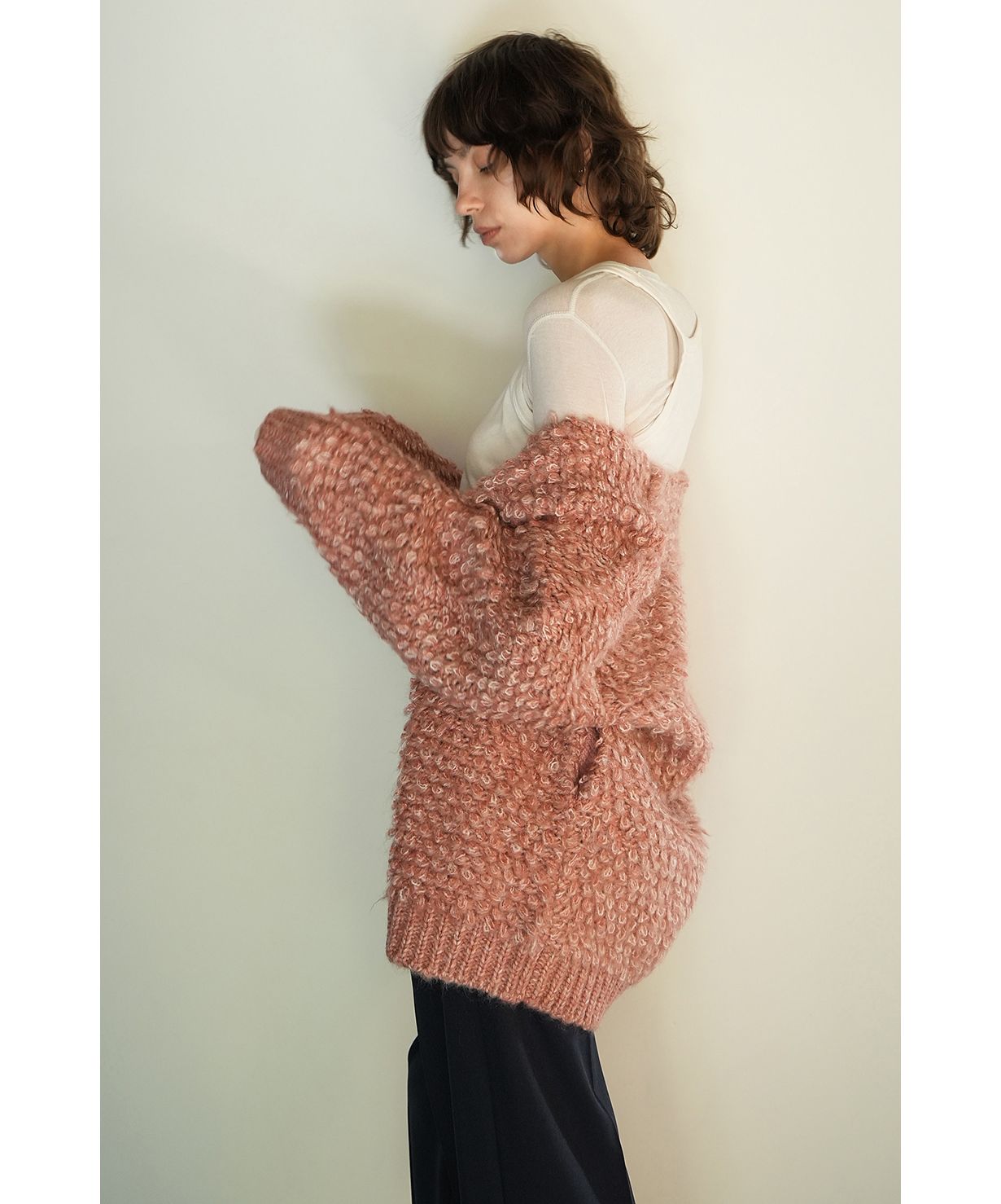 セール】MIX LOOP MOHAIR KNIT CARDIGAN(505748403) | クラネ(CLANE ...