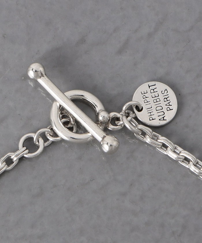alisa PHILIPPE AUDIBERT チェーン ネックレス 別注】＜PHILIPPE AUDIBERT＞JISS チェーンネックレス SLV