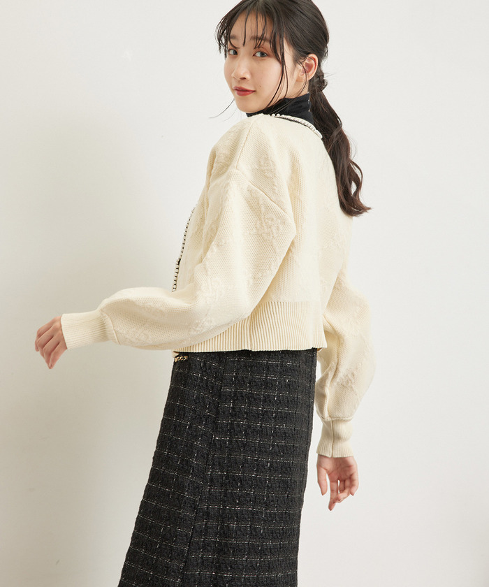 セール】モノグラムシャギーカーディガン(505754264) | ジャイロ