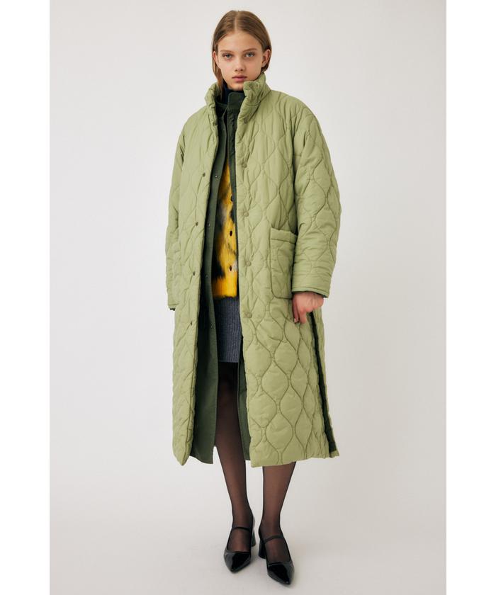 MOUSSY　REVERSIBLE PUFFER LONG コート　size1 セール 50%OFF】REVERSIBLE PUFFER LONG コート(505761509