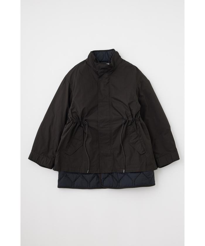 LINER PUFFER MIDDLE コート　オフホワイト moussy｜LINER PUFFER MIDDLE コート | Rakuten Fashion(楽天