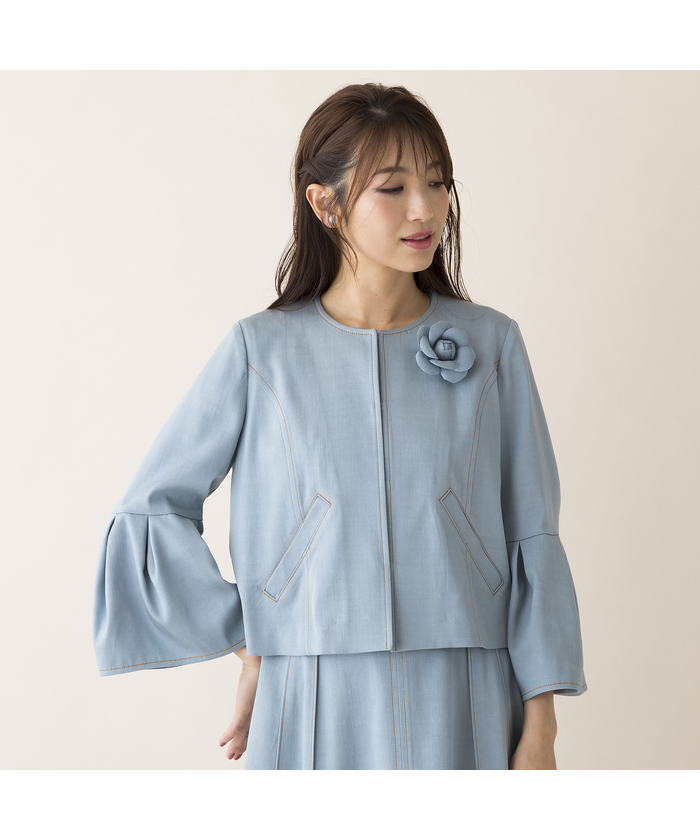セール 50%OFF】【セットアップ対応】おとなデニムコサージュ