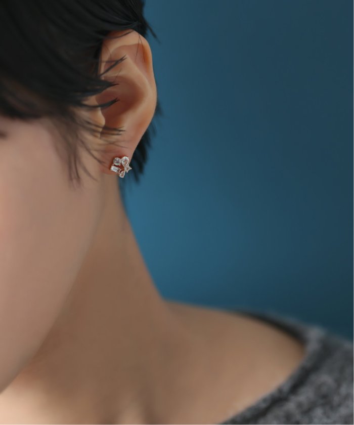 限定セール -SALE ミックスモチーフペンタゴンピアス K10（両耳）(505761816 アクセサリー