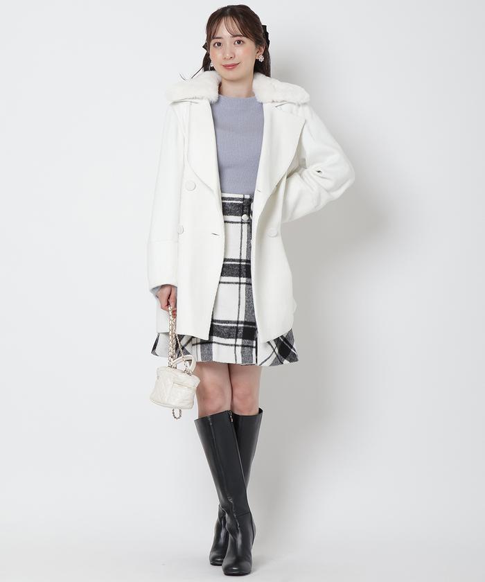 チェック柄台形ミニスカート(505631154) | ウィルセレクション