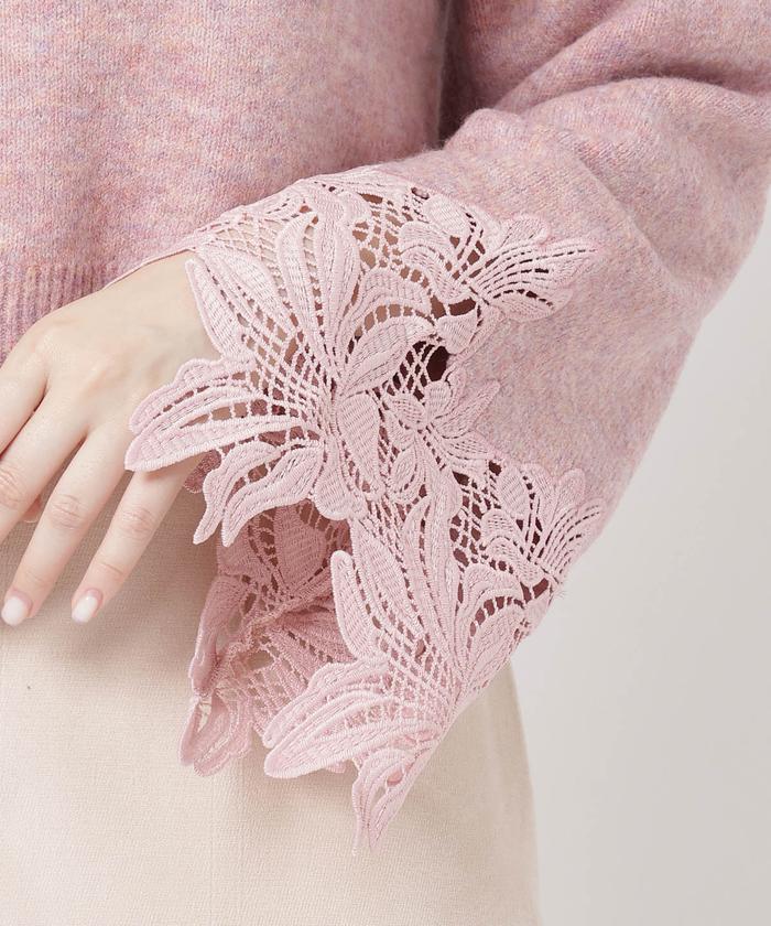 刺繍袖ニットプルオーバー(505685947) | ウィルセレクション
