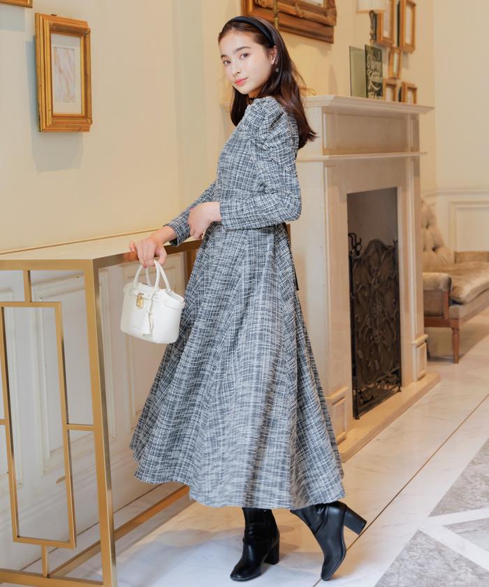 セール 50%OFF】カットツイードワンピース(505743646) | ウィル セール 50%OFF】カットツイードワンピース(505743646) | ウィル