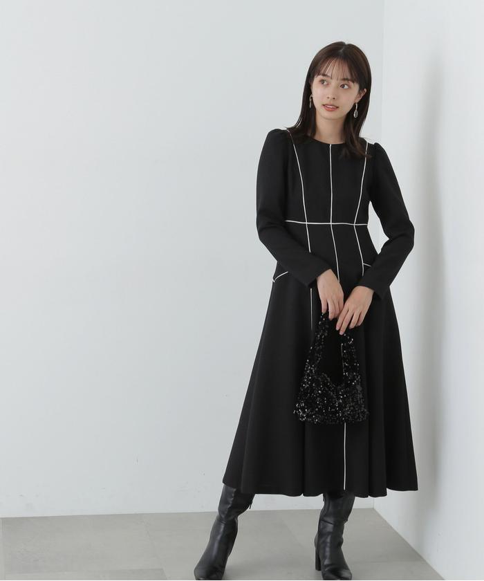 セール 60%OFF】ツイードパイピングワンピース(505748009