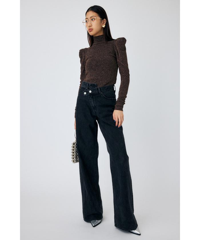 CROSS WAIST WIDE STRAIGHT(505763796) | マウジー(moussy) - d CROSS WAIST WIDE STRAIGHT(505763796) | マウジー(moussy) - d