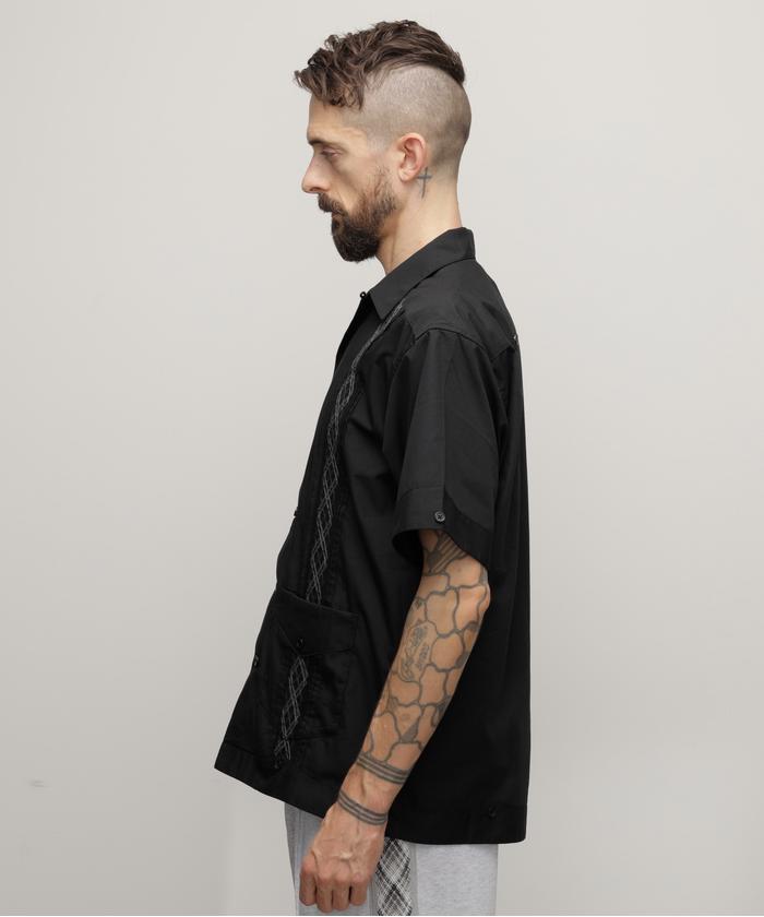 G06377 新品 Schott BRAID CUBA SHIRT シャツ ：M 7824123007-010_SUB.jpg?v=
