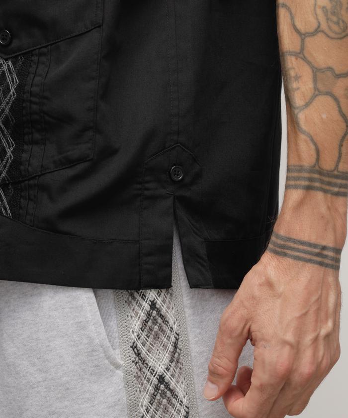 G06377 新品 Schott BRAID CUBA SHIRT シャツ ：M セール】BRAID CUBA SHIRT/ブレイド キューバシャツ(505763932