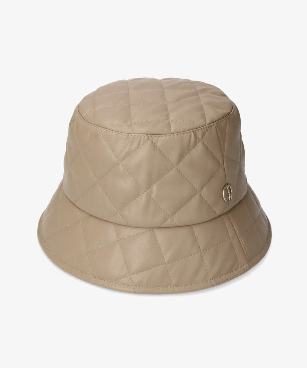 帽子 Chapeau d' O Eco Leather Quilt Bucket セール 50%OFF】シャポー ド オー Chapeau d'O Chapeau d' O